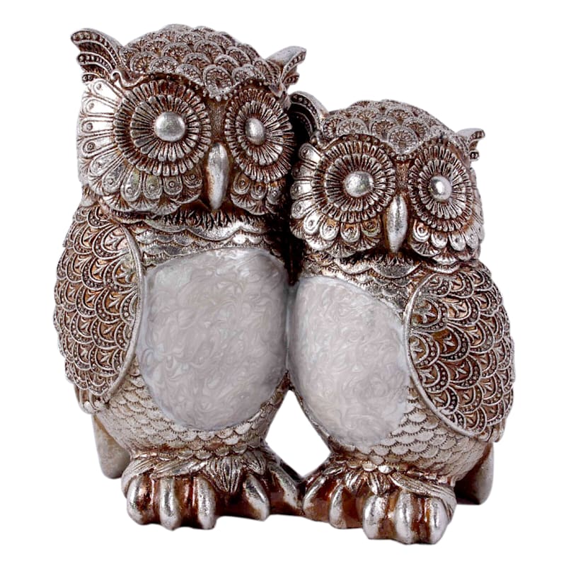 Owl Family Figurine, 7.5"