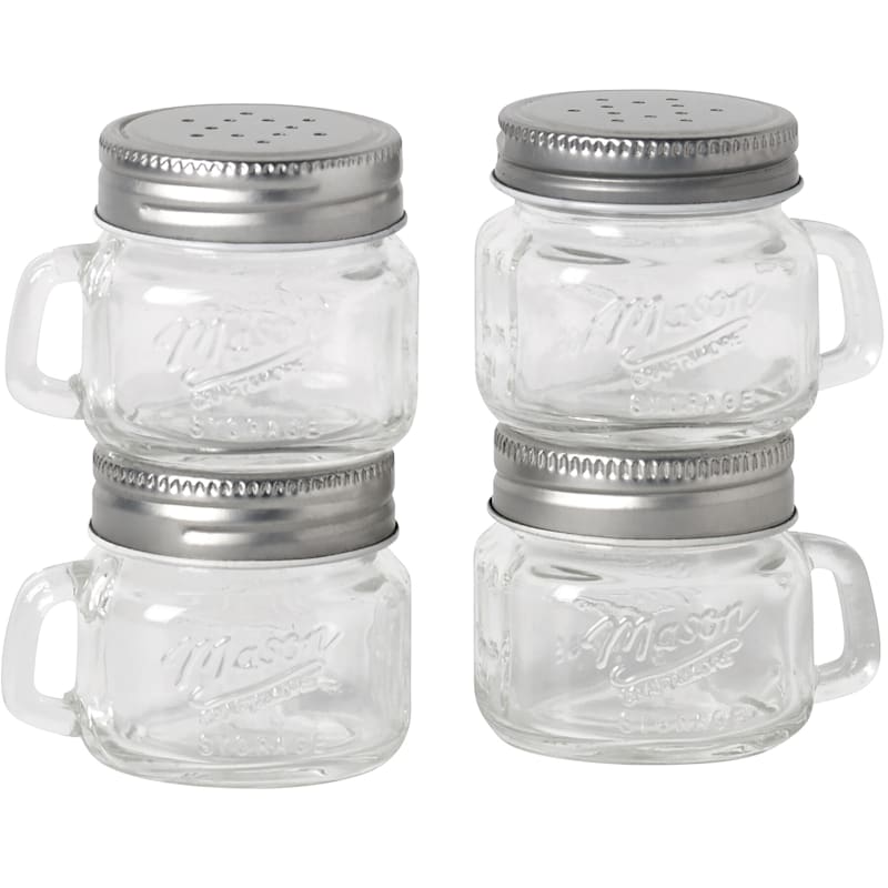 Mason Craft & More Set of 4 Salt & Pepper Shakers