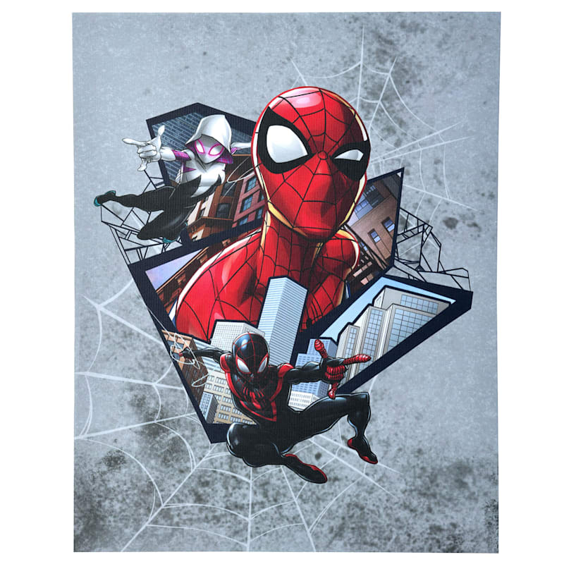 Miles Morales Spiderman Canvas Wall Art, 11x14