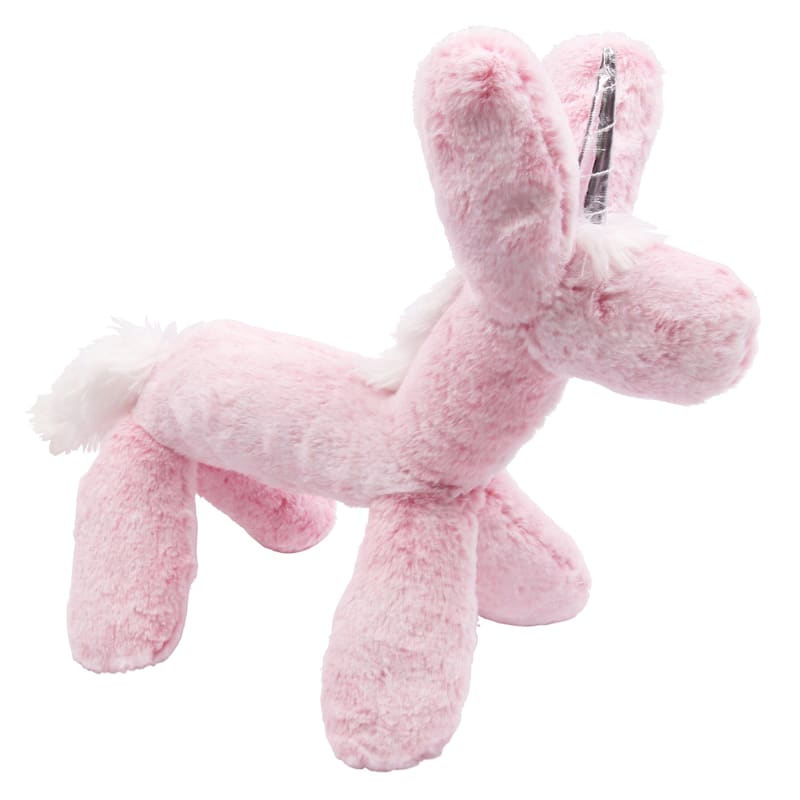 Pink Unicorn Balloon Plush Throw Pillow