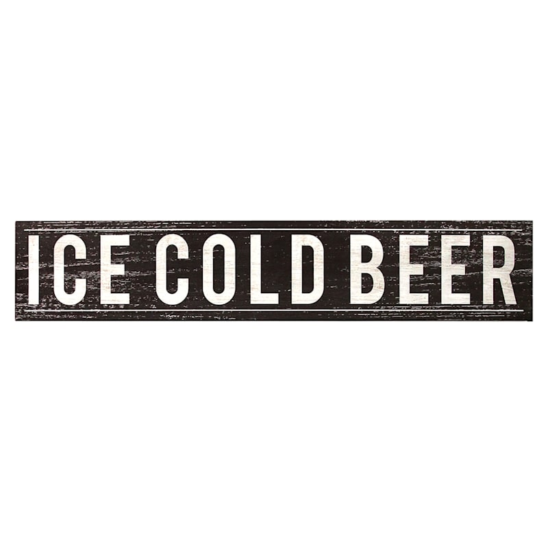 36X7 Ice Cold Beer Wall Art