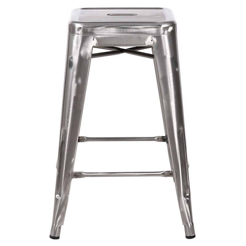 Natural Metal Counter Stool 24 At Home, Risers For Counter Stools