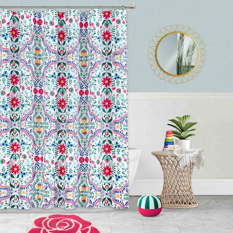 Rosa Garden Shower Curtain, 72"