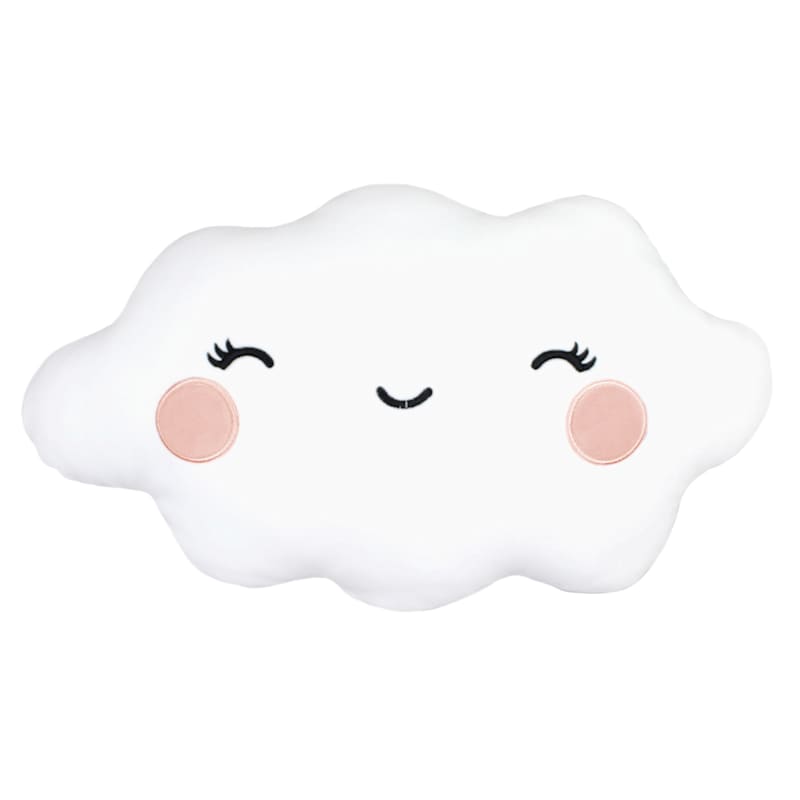 Puffy Cloud Plush Throw Pillow