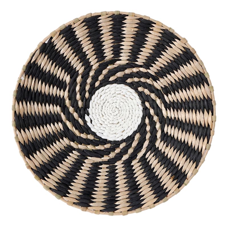 Found & Fable Woven Round Wall Basket, 13"