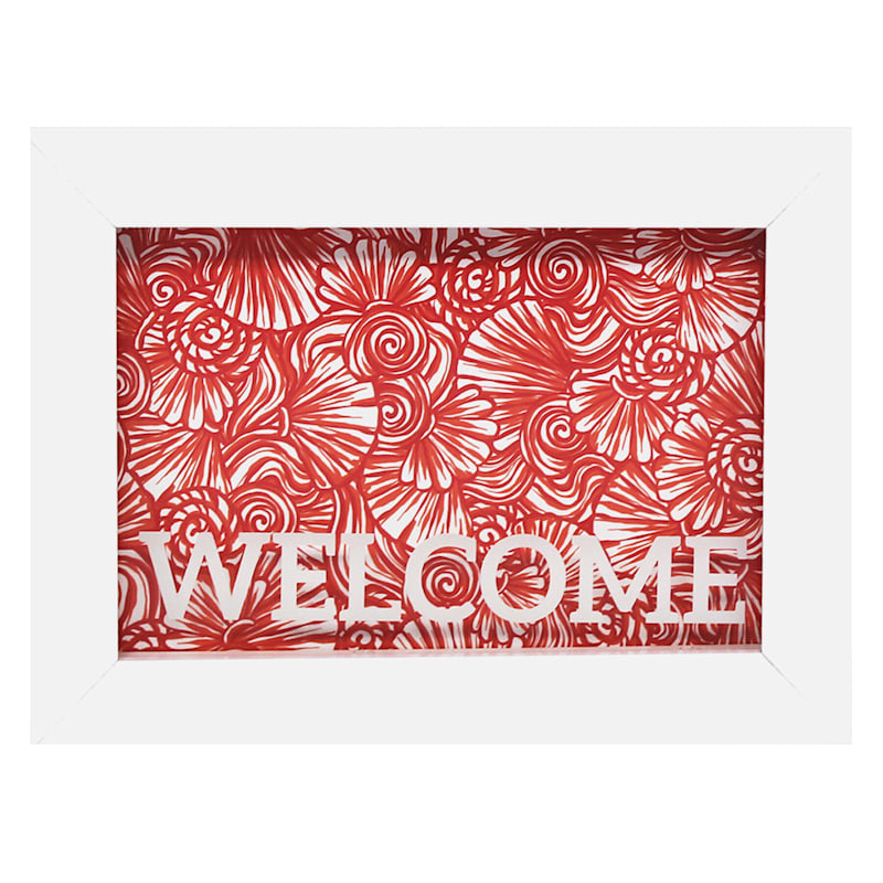 Welcome Framed Table Sign, 7x5