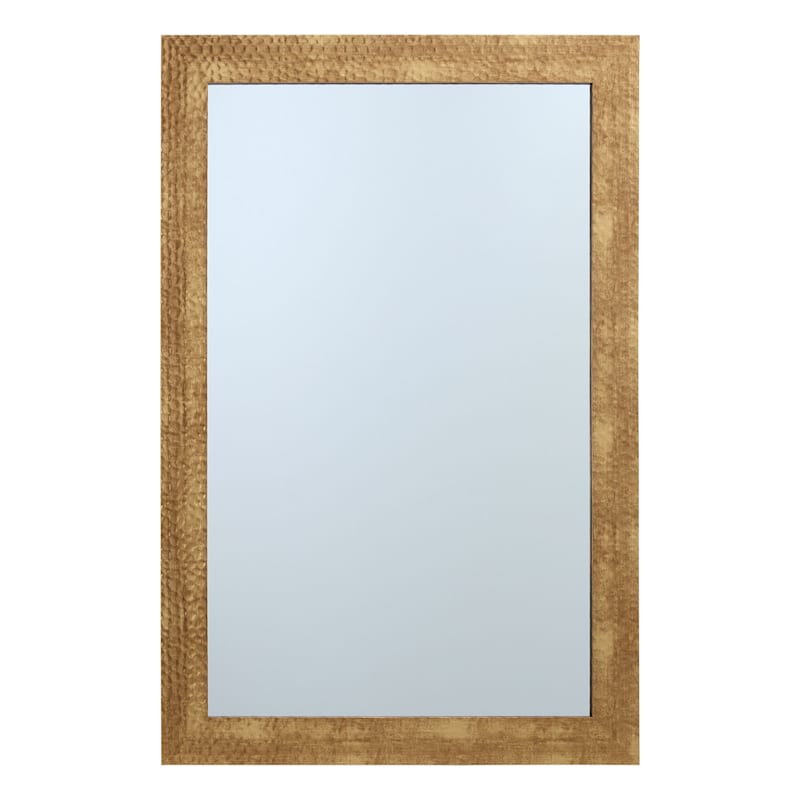 Rectangular gold mirrors discount