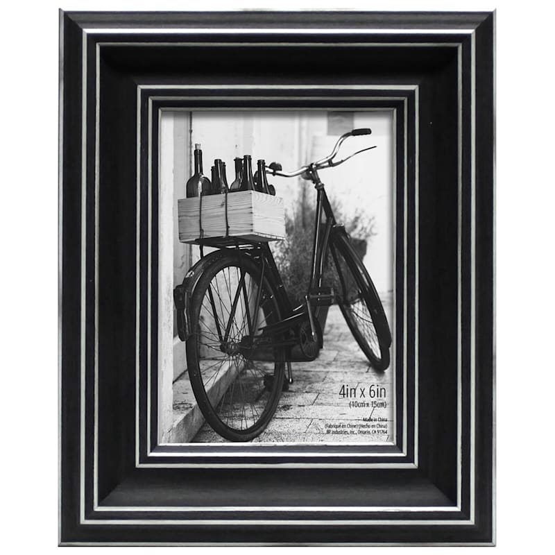 Black & Whitewash Tabletop Frame, 4x6
