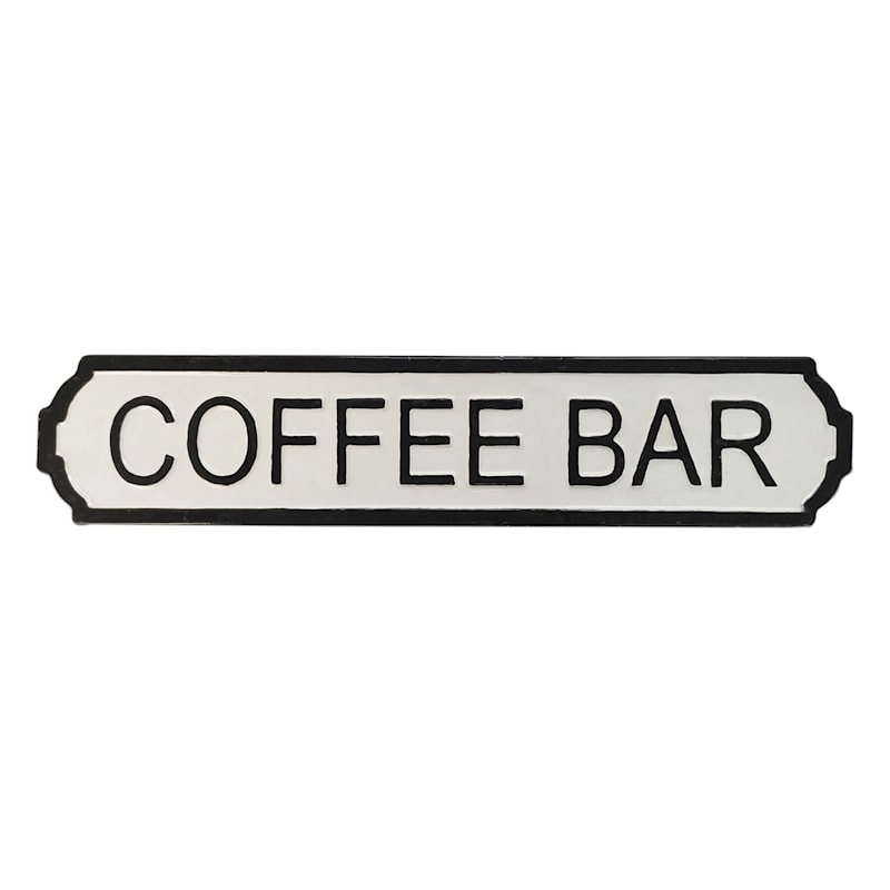  Coffee Wall Art Coffee Bar Wall Metal Decor Sign Black