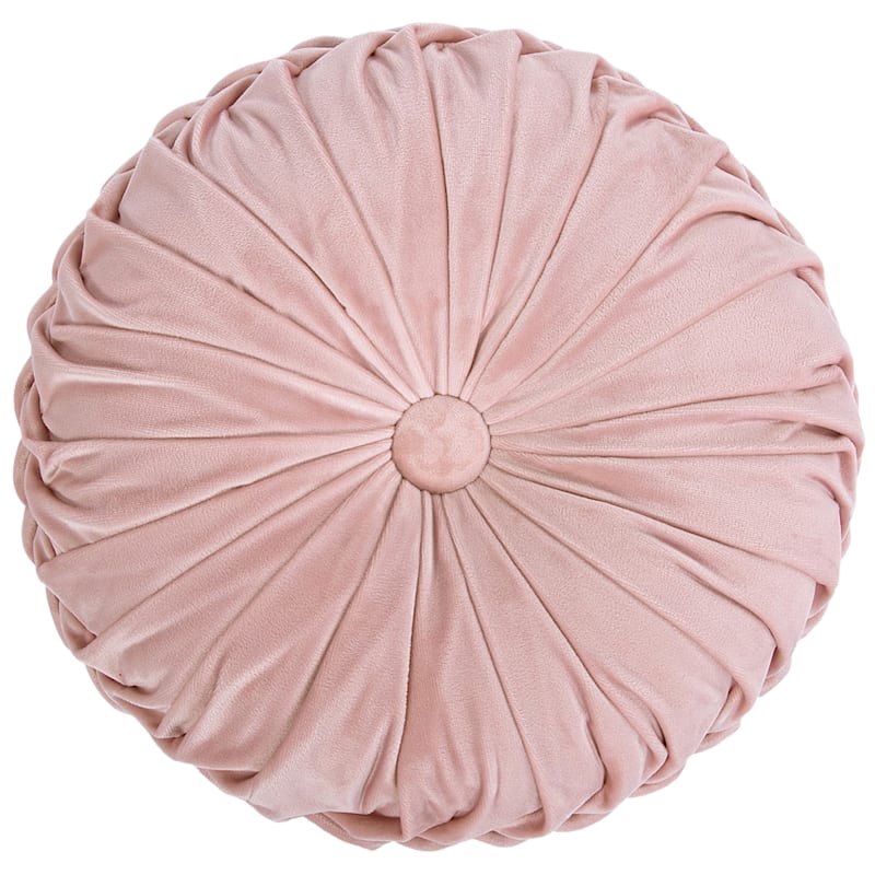 Blush Pink Velvet Pillow