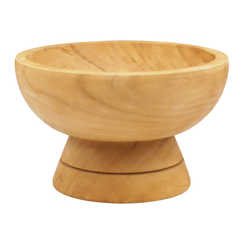 Wood Decorative Bowl, 6"
