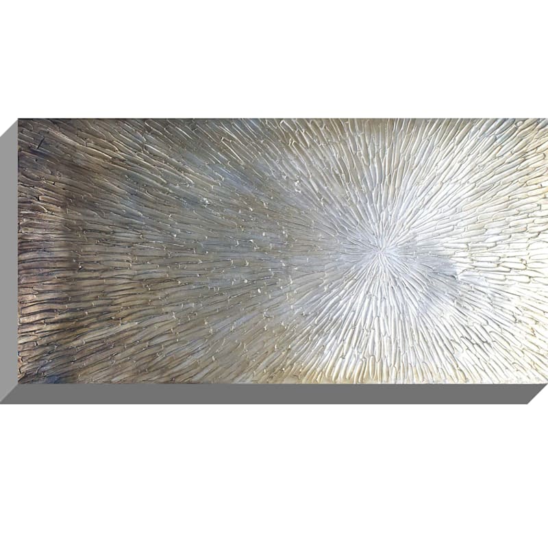 Starburst Metallic Enhanced Canvas Wall Art, 20x40