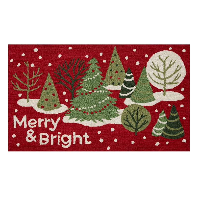 Merry & Bright Christmas Accent Rug, 27x45