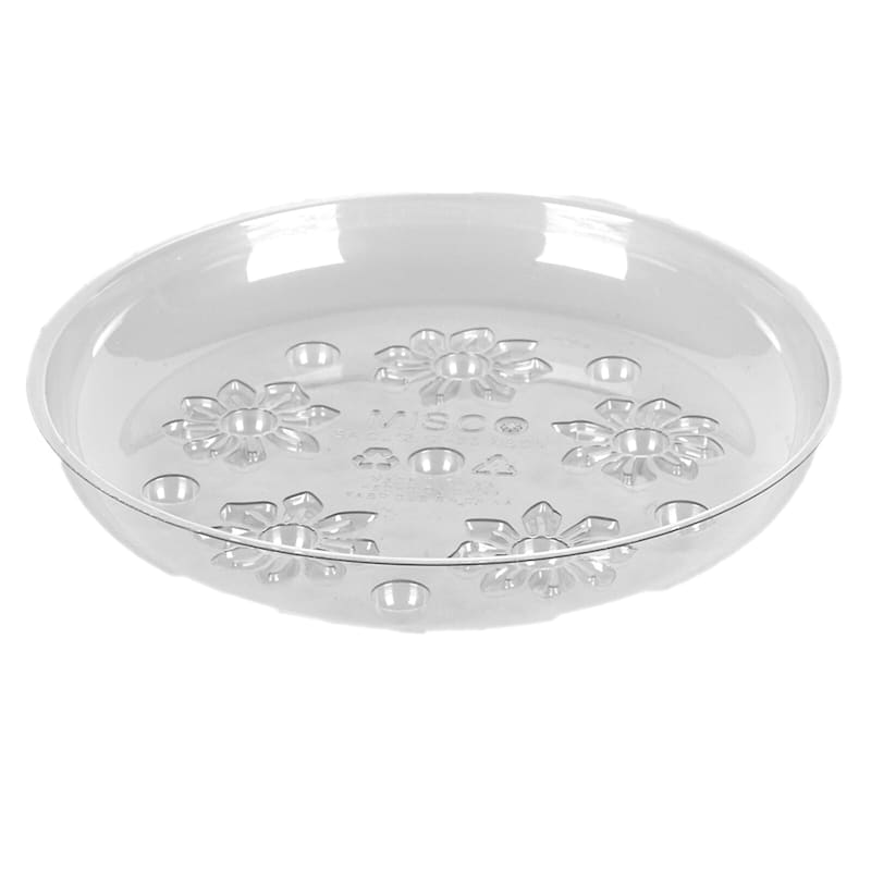 Round Clear Floor Guard Saucer, 10"