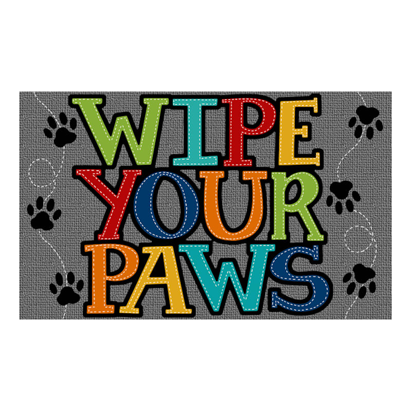 Wipe Your Paws Brown 18" x 30" 