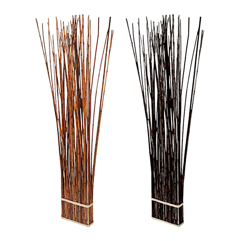 Dried Bamboo Bundle with Rectangle Base, 72"