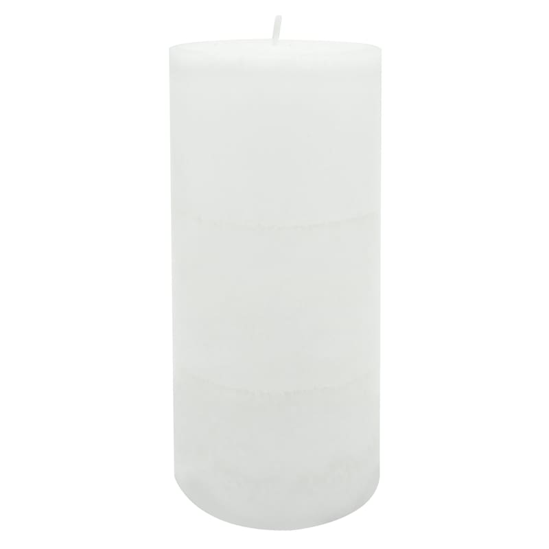White Mystic Birchwood Scented Pillar Candle, 3x6