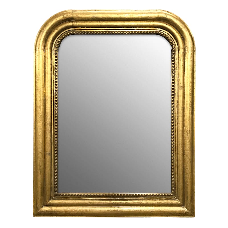 Gold Rounded Edge Wall Mirror, 24x30