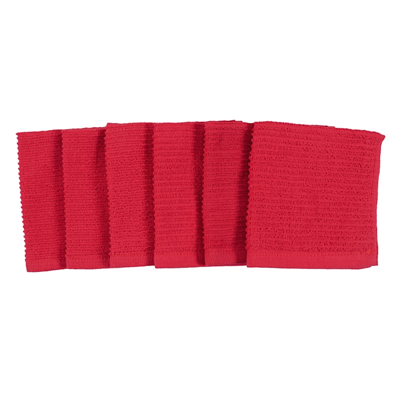 6PC RED SOLID DC