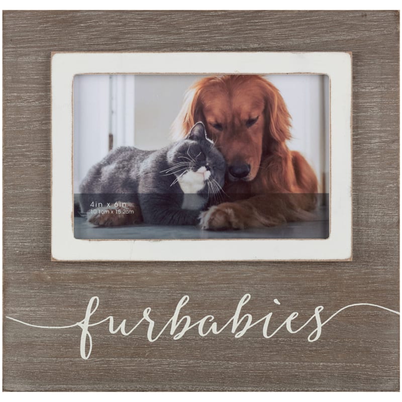 Greywash Furbabies Tabletop Frame, 4x6