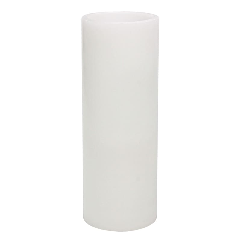 White light led pillar candles top