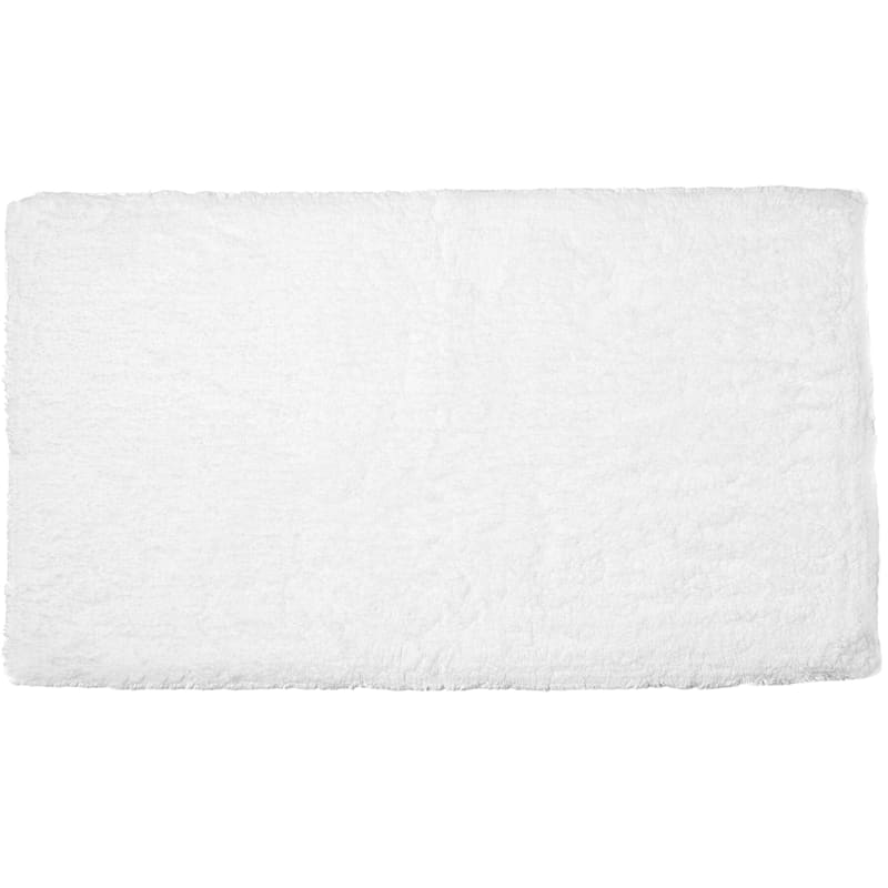 White Hygro Cotton Bath Mat, 20x34