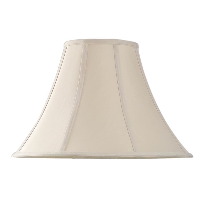 Ivory Round Bell Oversized Lamp Shade, 12x7