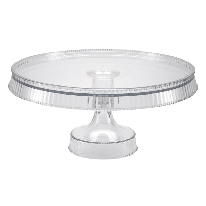 at Home Lillian Table Settings Clear Rectangle Acrylic Tray with Dome Lid