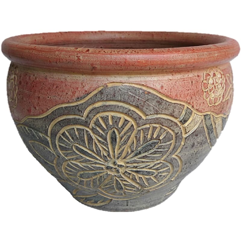 8.5in. Traditional Thai Planter Grpc