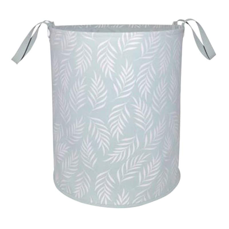 Leaves Round Canvas Laundry Hamper