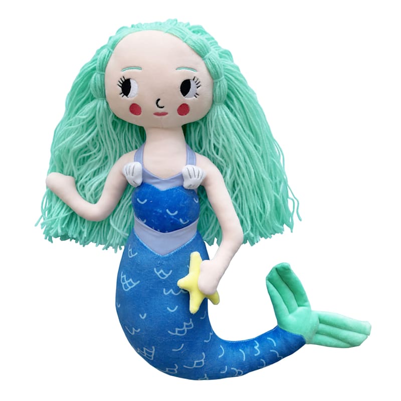 Mermaid Plush Throw Pillow