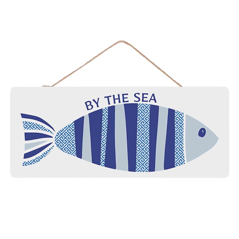 Tracey Boyd By The Sea Fish Wall Sign, 5x12