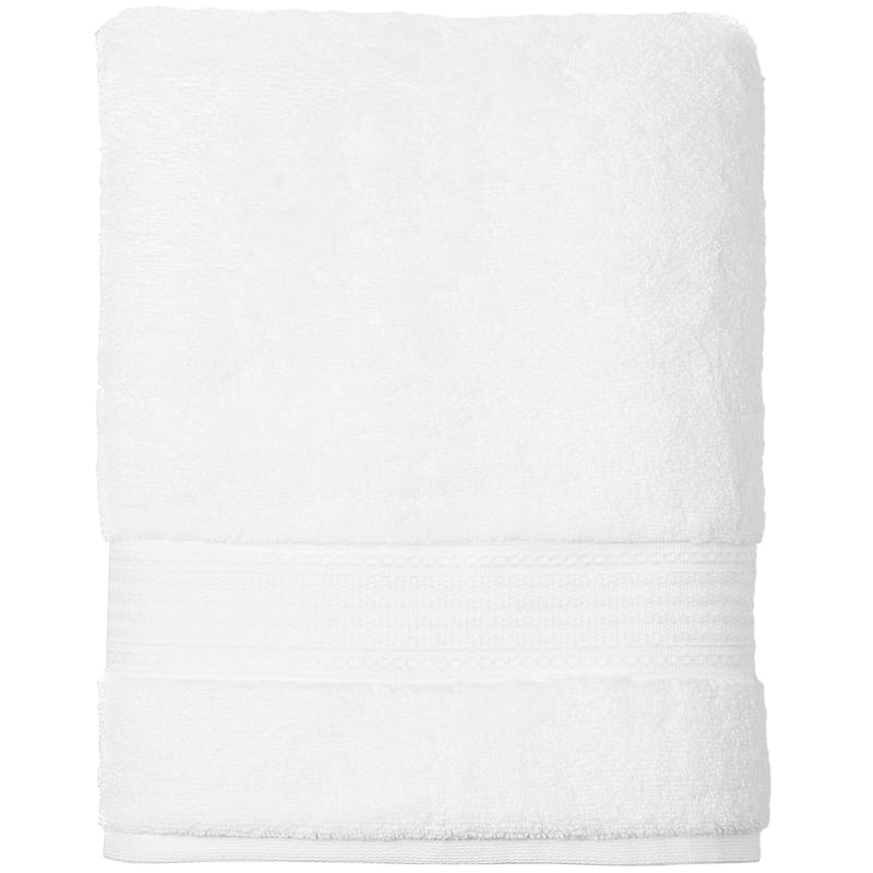 Luxury White Bath Towel 30X56