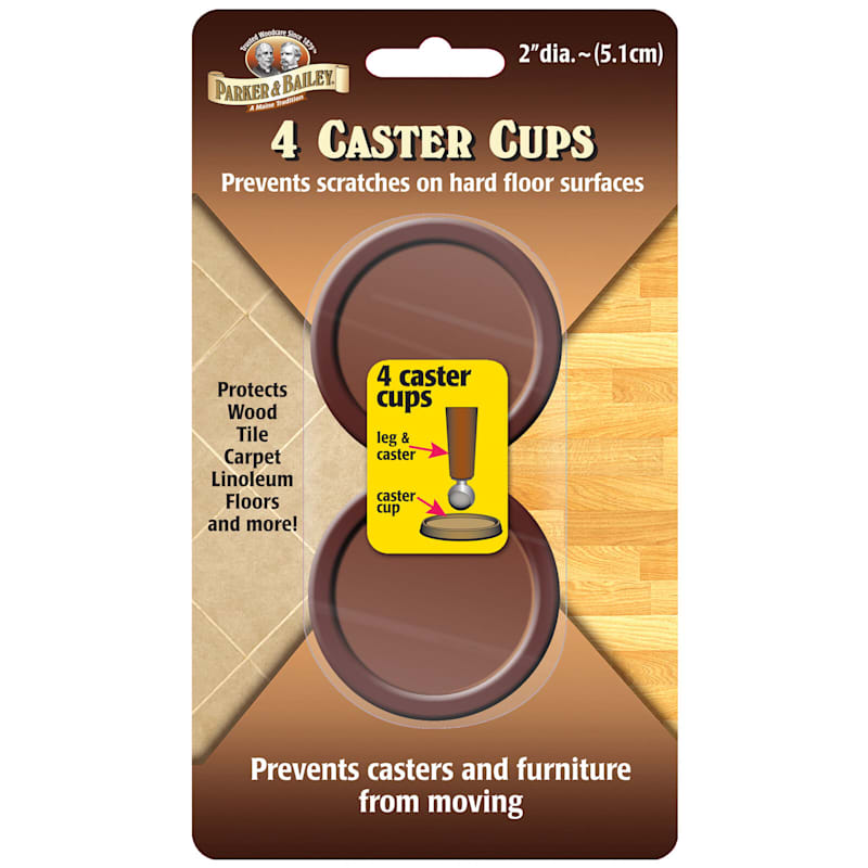 Parker & Bailey 4Pack Furniture Castor Cups