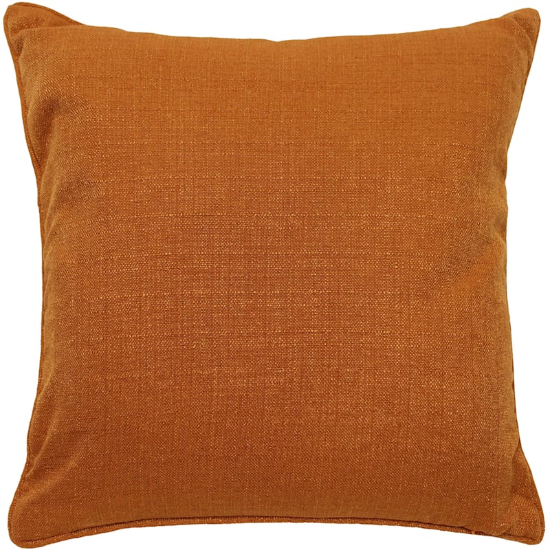 Dynasty Tangerine Pintuck Pillow 20X20