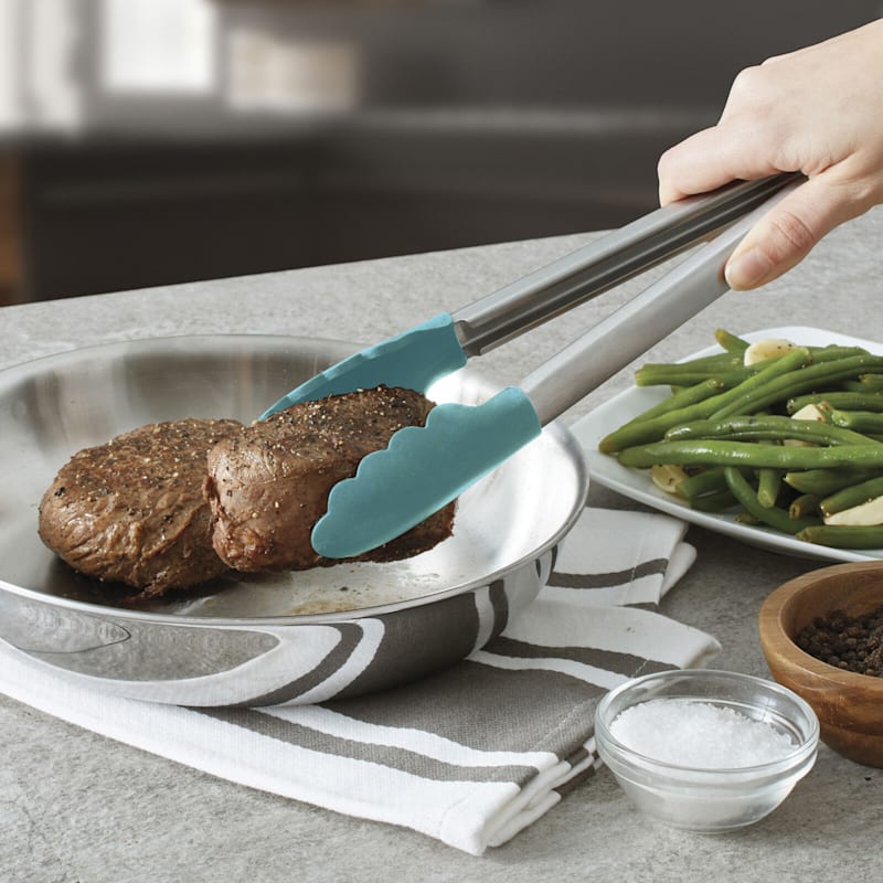 Sur La Table Silicone-Tipped Tongs, 9