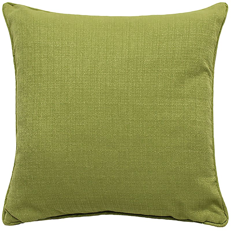 Dynasty Grass Green Pintuck Throw Pillow, 20"
