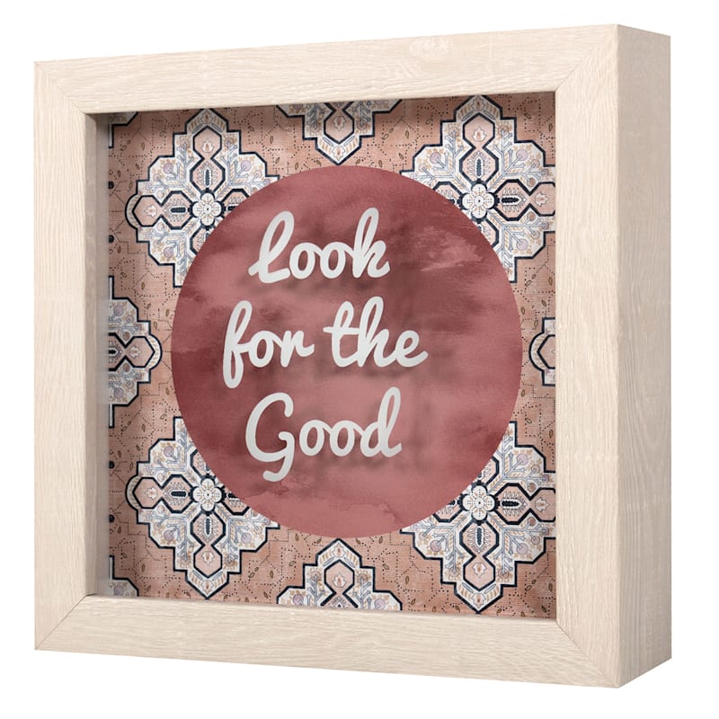 Look for the Good Block Sign, 8"