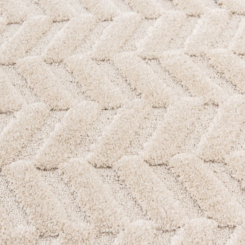 Ronin Ivory Tufted Area Rug With NonSlip Back, 3x5 At Home