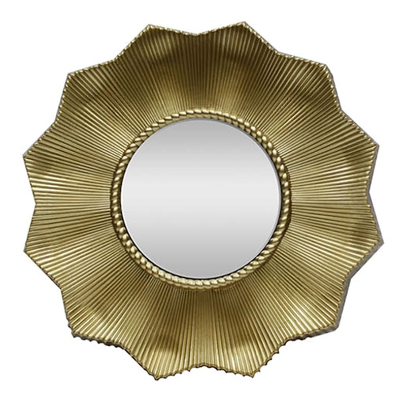 10X10 Gold Sunburst Mirror Set