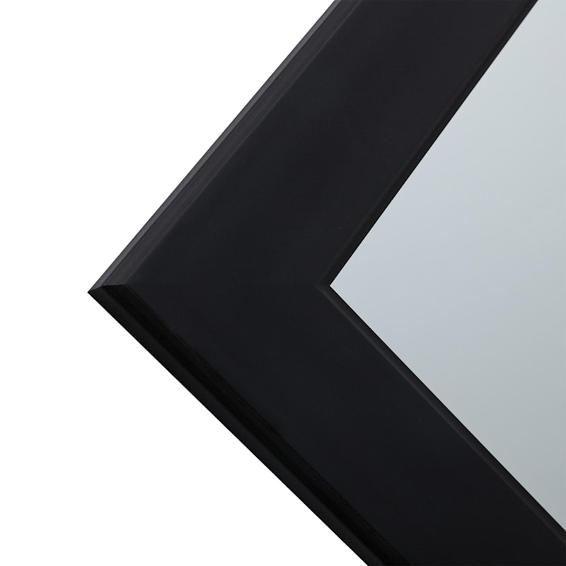24X36 Flat Black Framed Mirror | At Home