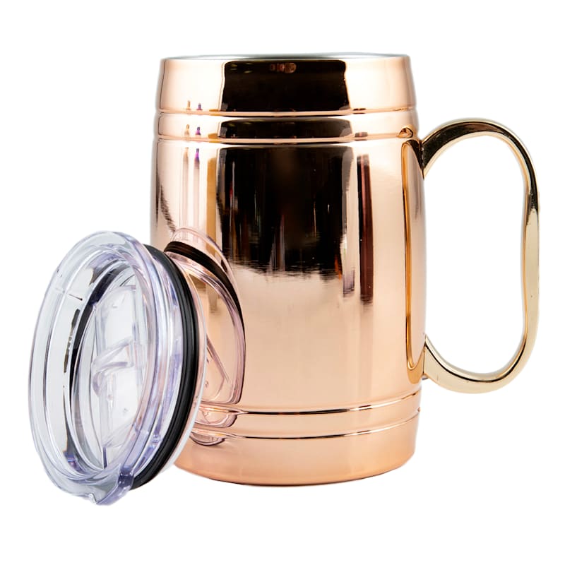 420ML Copper Mug Cup Drinking for Cocktail Coffee Beer Camping