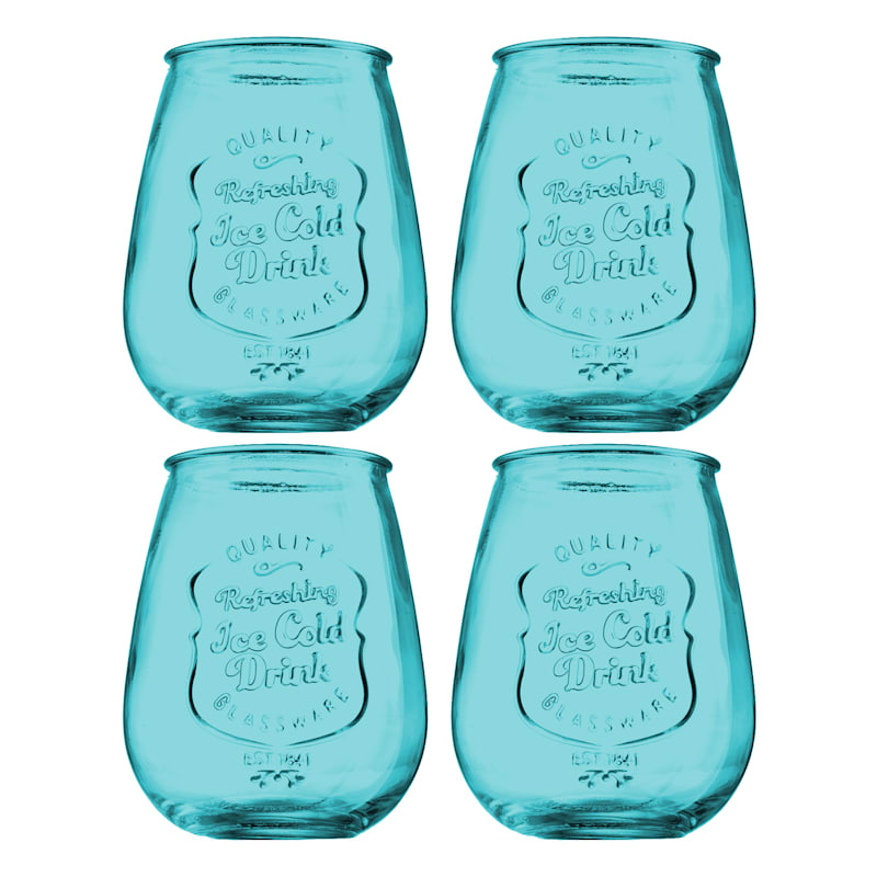 Levitea Drinking Glasses, Set of 4 (Amber), 8.4 oz - Ralphs