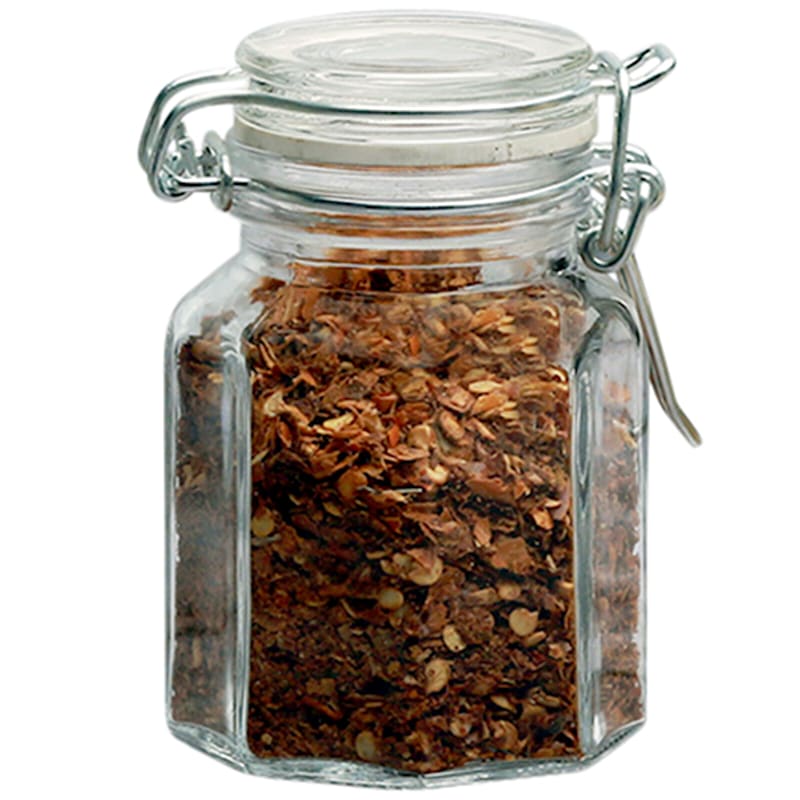 Wooden Spice Jar Set With Replaceable Lid and Scooper