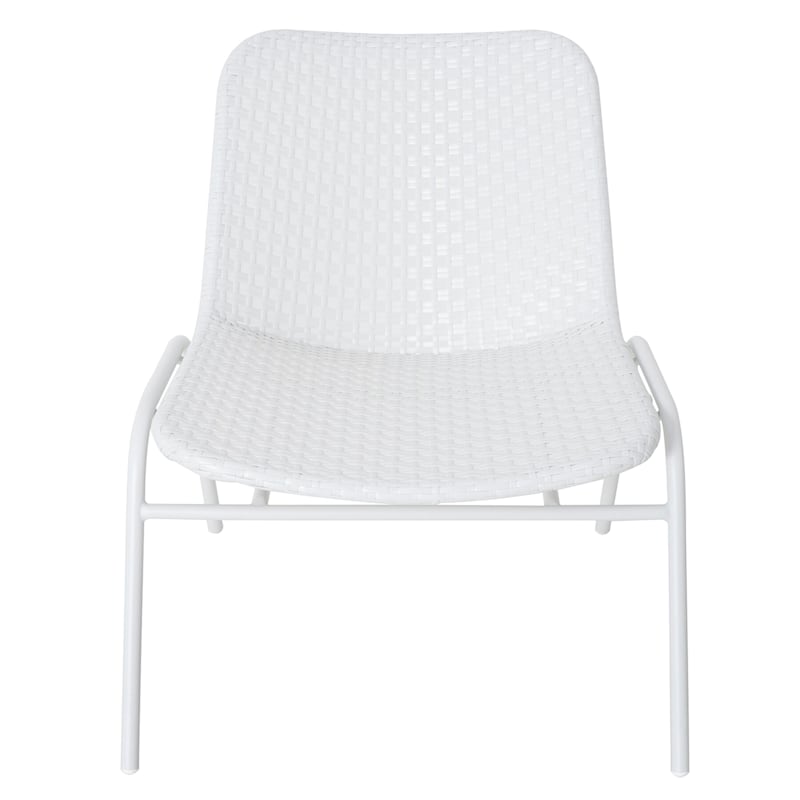 Rio Wicker Outdoor Lounge Chair, Gray