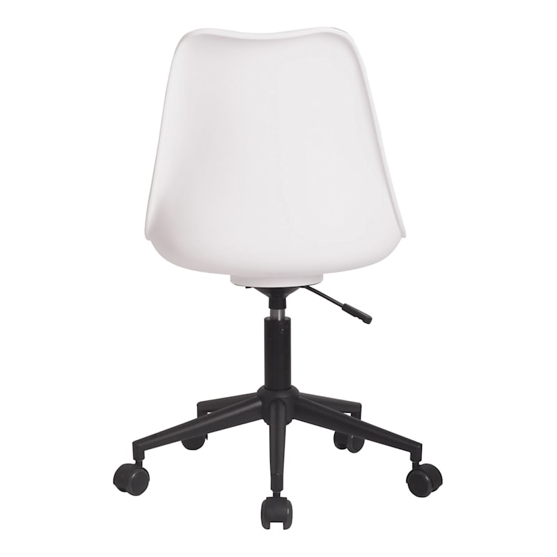Sally White Adjustable Office Chair