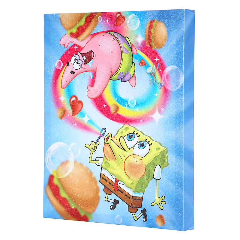 Aa 11X14 Spongebob Canvas Wall