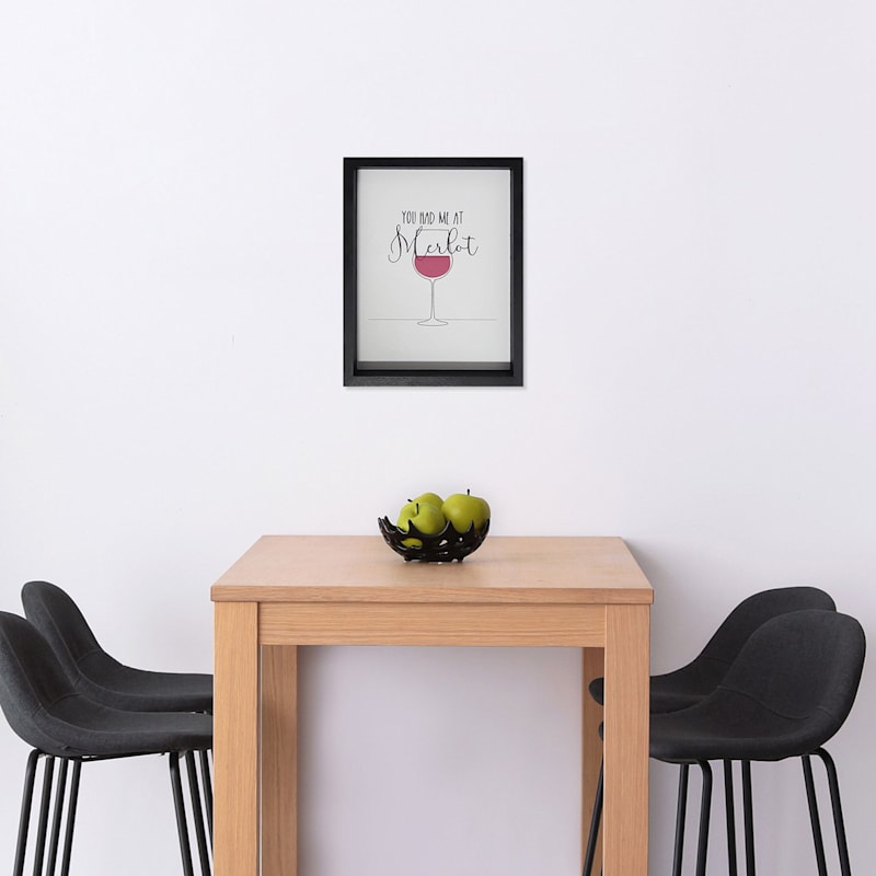 11X14 You Had Me At Merlot Framed Wall