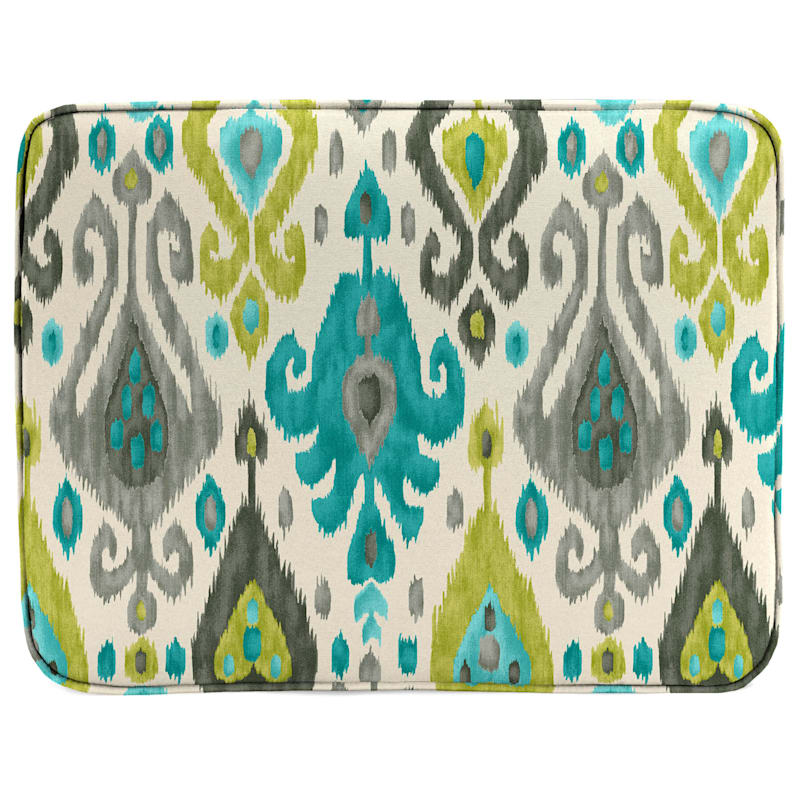Paso Turquoise Outdoor Gusseted Back Cushion