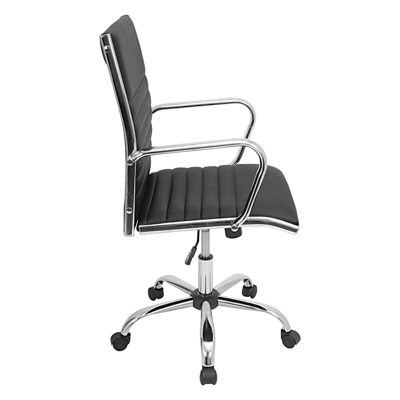 Master Contemporary Adjustable Office Chair, Black
